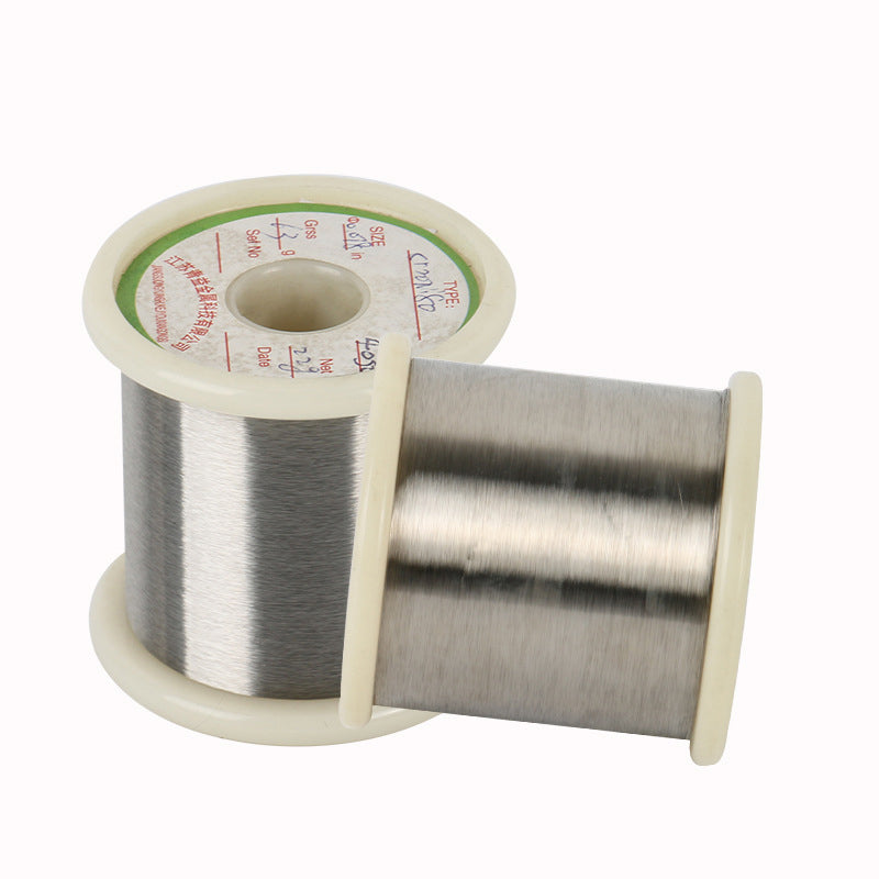QINGYI cr20N80 pure nickel wire diameter pure nickel wire nickel wire nickel wire（Customized products, specific price ask customer service） Single strand Ultra-fine