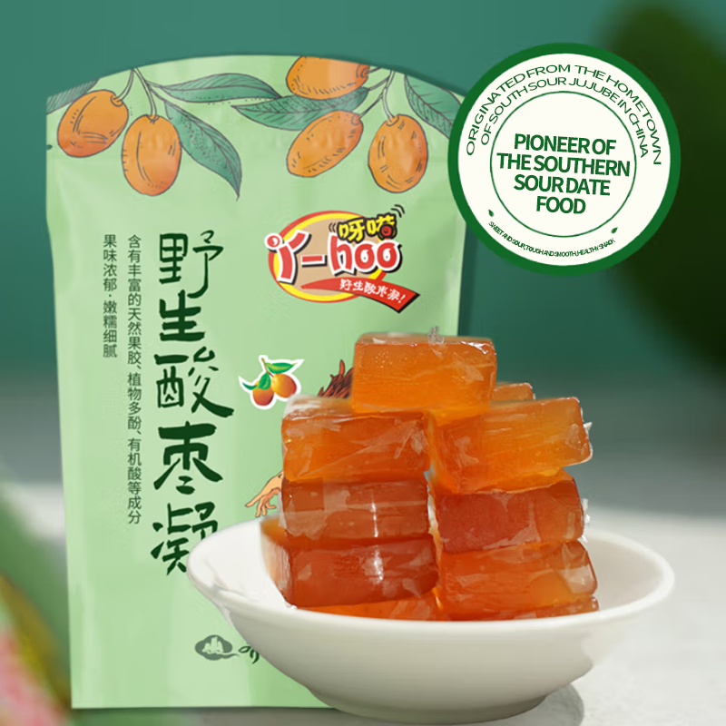 QIYUNSHAN Wild Sour Date Gel  Natural Pectin  Rich in jujube polyphenols