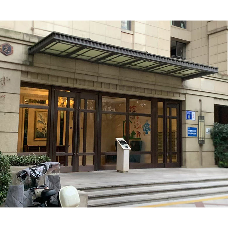 BAIJIN Pure Purple Copper BJ-DTM（Ask customer service for specific prices）store front door  Tempered Glass Door