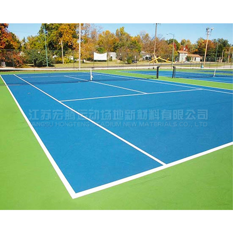 HONGTENG Tennis Court（Ask customer service for specific prices）Customised mats Tennis Court Silicone Pu