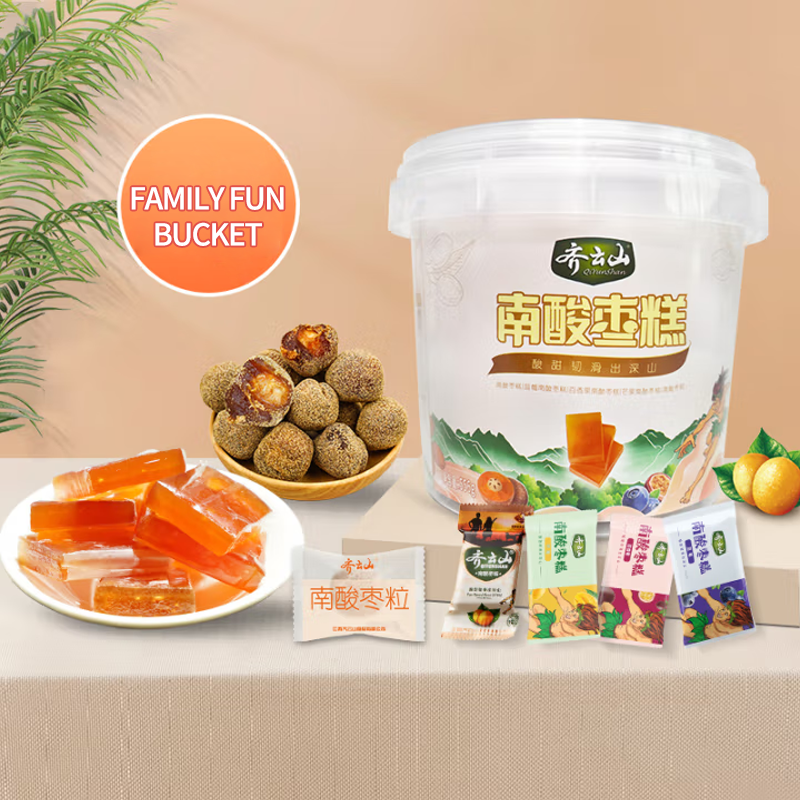 QIYUNSHAN Mixed Southern Sour Date Cake  polyphenol polymerisation   Handmade Sweet and Sour Snacks