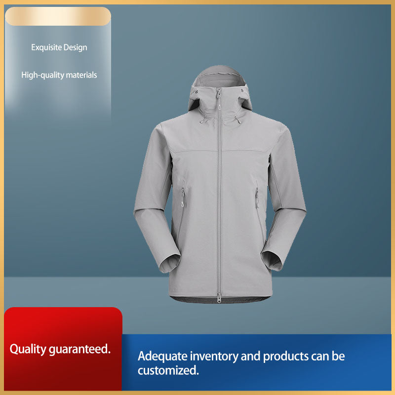 XINRONG soft shell jacket（Products can be customized, price ask customer service）wind and water resistant  Breathable and wear-resistant