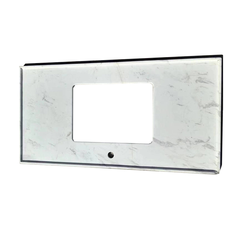 YIYIN Yashi white countertop marble