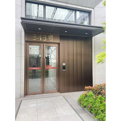 BAIJIN Stainless Steel Imitation Copper BJ-DYM（Ask customer service for specific prices）Folio Glass Door  two-leaf door
