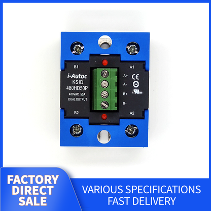 i-Autoc KSID Dual channel AC Output Solid State Relay with different option of input connector  available (Request customer service for specific prices)