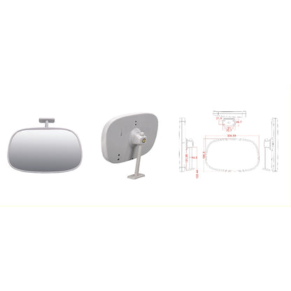 QICHEFUJIAN Interior rearview mirror Type 8-2 CH  Suction cup multifunctional auxiliary mirror