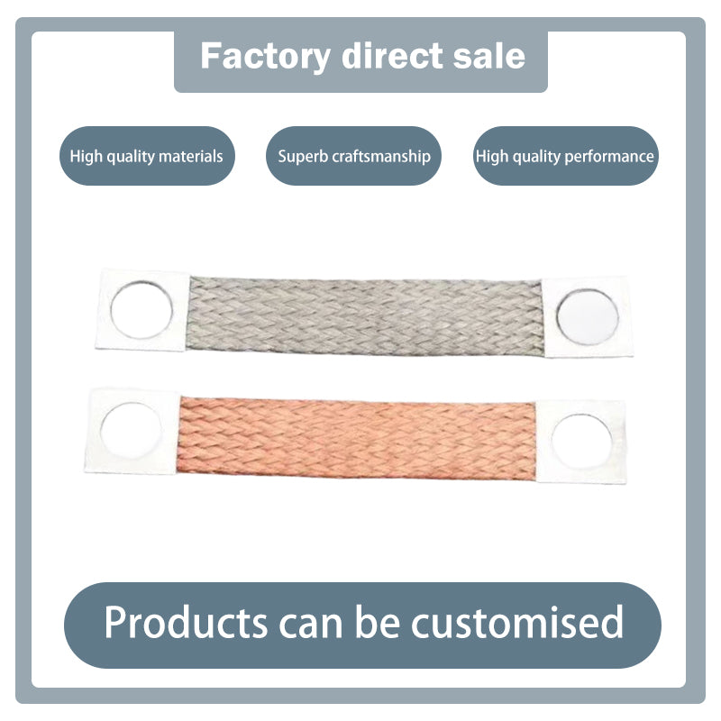 PUNENG Grounding conductor tape（Ask customer service for specific prices）Braided Soft Copper Grounding Wire   Soft copper wire antistatic