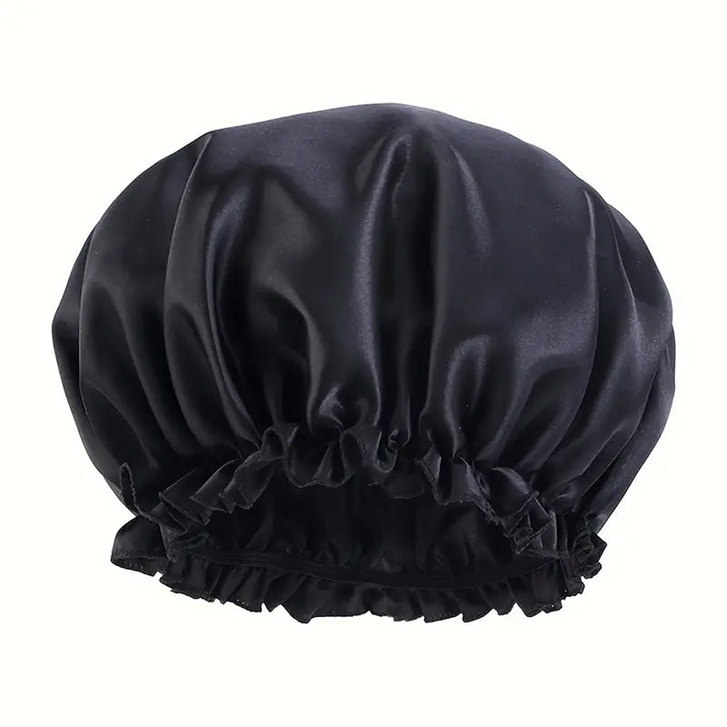 ZHENYANG Colored lace cap  Silk moon hat has no pressure