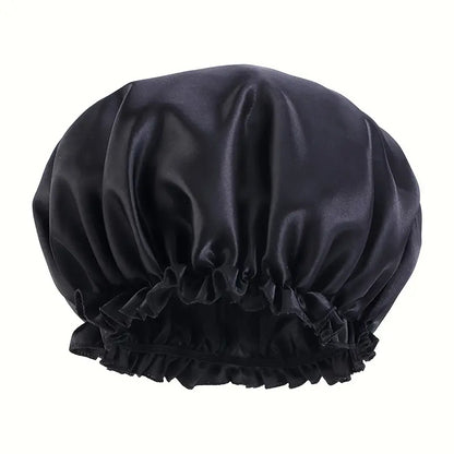 ZHENYANG Colored lace cap  Silk moon hat has no pressure