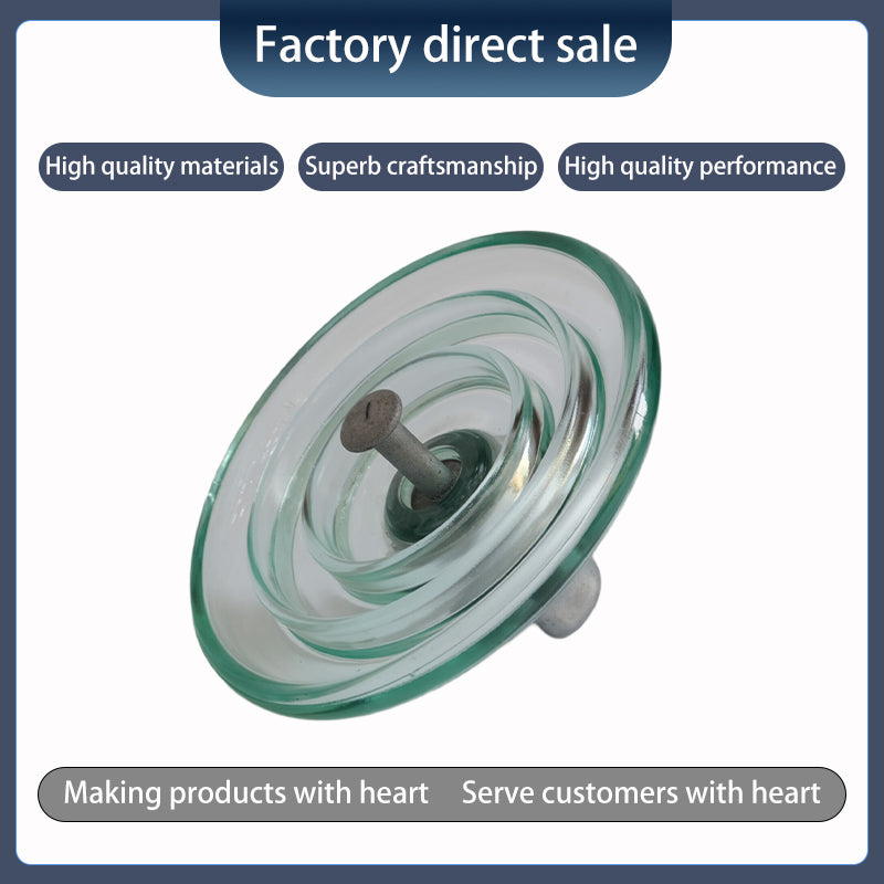 QUANXIN 70KN suspended tempered glass insulator U70b（Ask customer service for specific prices）Disc insulators  Toughened Glass Insulators