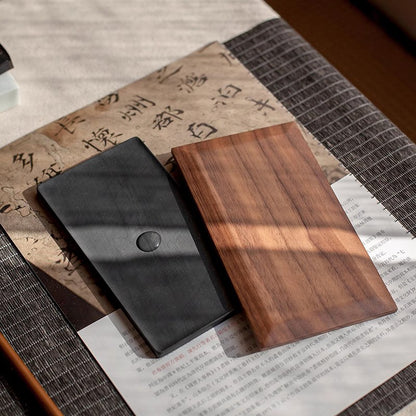 XUANYAN Flagship portable inkstone  Hui Xin Zhai natural stone Duaninkstone