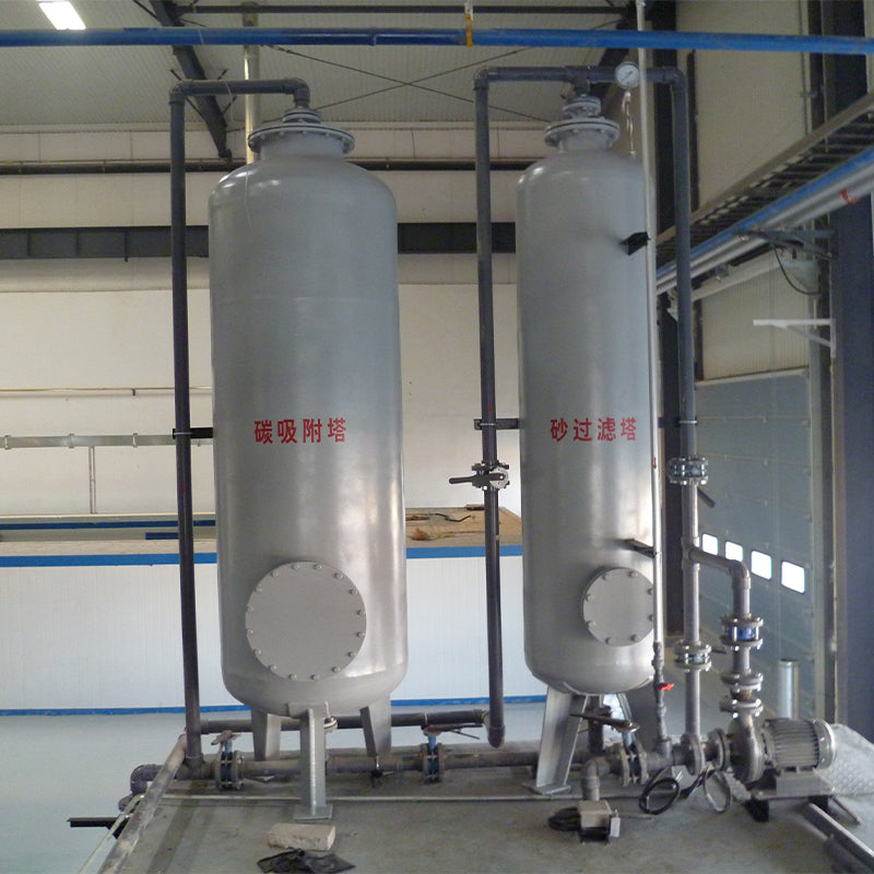 ZHENGLONG Activated carbon adsorption tower（Customized products, specific price ask customer service）Specialized for water treatment glass-reinforced plastic tank Water purification equipment
