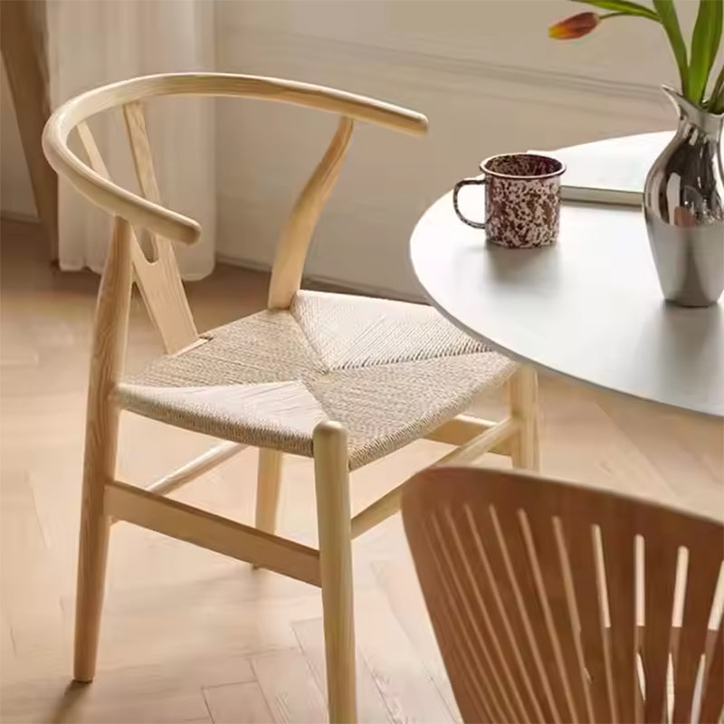 TONGLI   Hotel Living Room Chair  Solid Dark Walnut Chair  Minimalist antique style light luxury chair