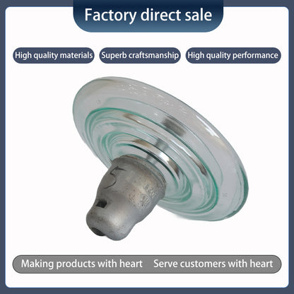 QUANXIN 70KN suspended tempered glass insulator U70b（Ask customer service for specific prices）Disc insulators  Toughened Glass Insulators