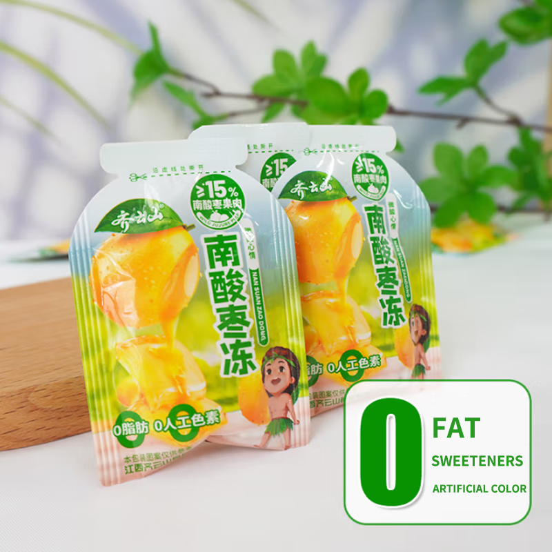 QIYUNSHAN  jujube jelly  Q Bouncy and smooth  Jelly Sweet and Sour Snacks