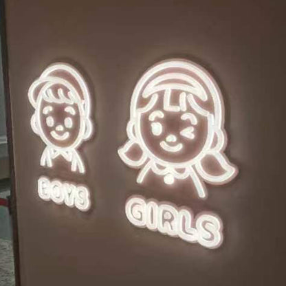 TEMENG Toilet sign