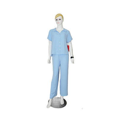 TETE Ice silk wrinkle set（Ask customer service for specific prices）smart casual  Ramie Shirt Set