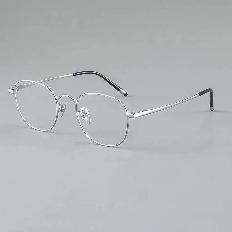 NIXIN Retro Wannabe Turtle Designer Model Pure Titanium Plate Ultra Light Eyeglass Frames for Men and Women（Customized products, specific price ask customer service）Anti-blue light color-changing myopia