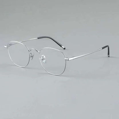 NIXIN Retro Wannabe Turtle Designer Model Pure Titanium Plate Ultra Light Eyeglass Frames for Men and Women（Customized products, specific price ask customer service）Anti-blue light color-changing myopia