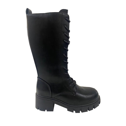 XINRUI  Women's ankle boots/long boots  Leather knight boots with chunky heels（3000 pairs price）