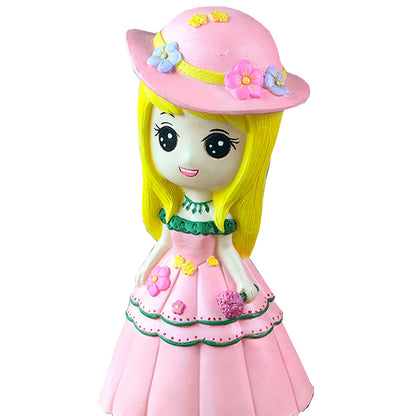 ZIXIAN Plaster doll（Ask customer service for specific prices） Doodle painted toys like white embryos
