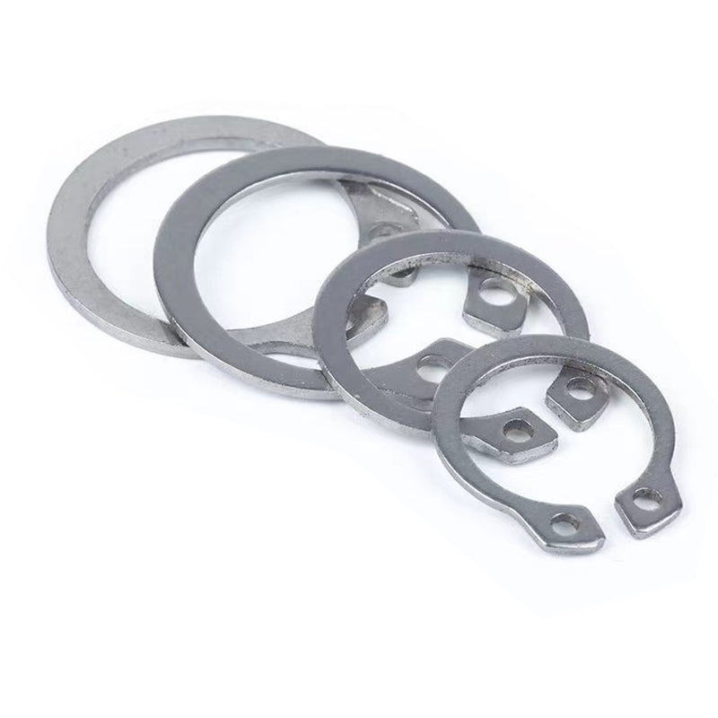 ZHONGYUAN GB894 Stainless steel 304 shaft with elastic retaining ring circlip shaft outer ring 3 10 12 15 16 18 20 24（Ask customer service for specific prices）Type C buckle