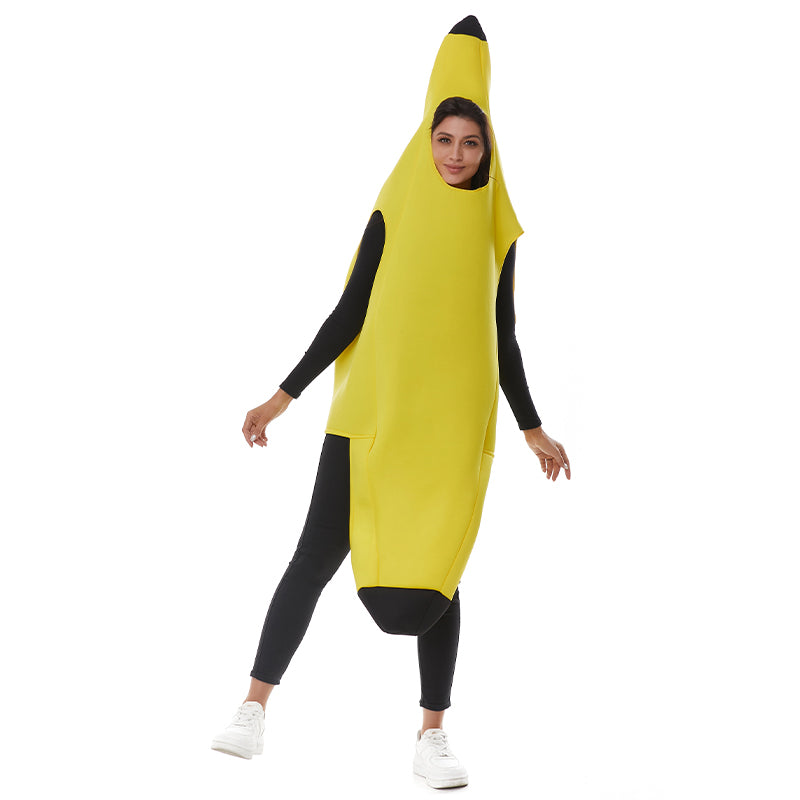 CAIYUN 1 banana suit for adult men and women CY234  Halloween party line up to dress up in banana costumes