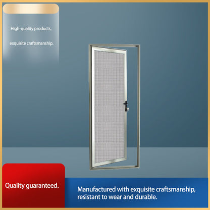 ANTAI Diamond mesh Screen Door（Products can be customized, price ask customer service）Diamond Mesh Invisible Folding Screen Door with Lock  Sliding Retractable Screen Door