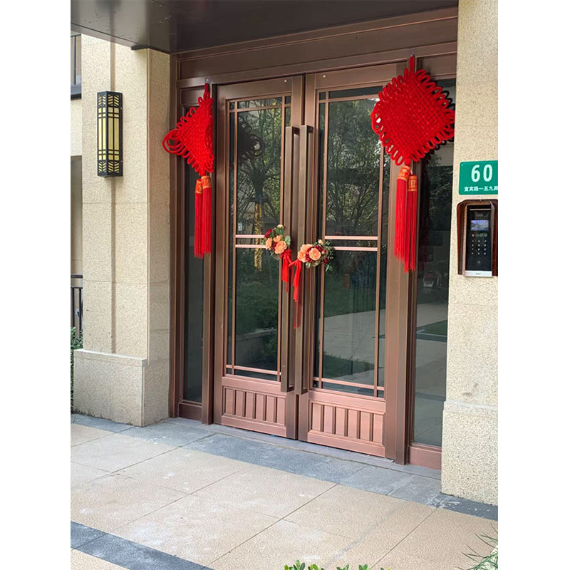 BAIJIN Pure Purple Copper BJ-DYM（Ask customer service for specific prices）bi-folding alphabetic door  anti-theft soundproofing