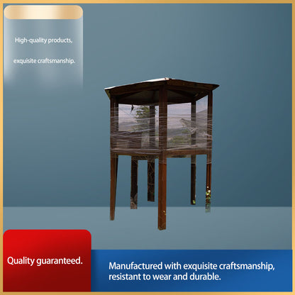 XINJIAFENG Wooden outdoor garden flower boxes, fences（Products can be customized, price ask customer service）Anti-corrosion wood flower box fence  Outdoor Patio Fence Garden