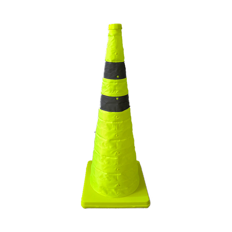 HONGHUA Green expansion cone（Price depends on specifications）   Telescopic cone safety reflective cone