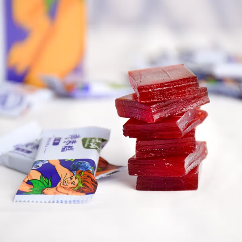 QIYUNSHAN  Blueberry Date Cake  sour and sweet preserved fruit  Wild Fruit VC  Sweet and sour, tough and smooth