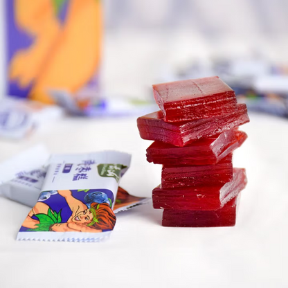 QIYUNSHAN  Blueberry Date Cake  sour and sweet preserved fruit  Wild Fruit VC  Sweet and sour, tough and smooth