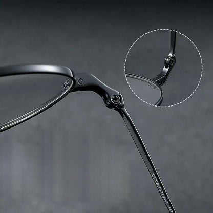 NIXIN Retro small frame imported pure titanium ultra-light glasses frames for men and women（Ask customer service for specific prices）Anti-blue light radiation color change ultra-thin