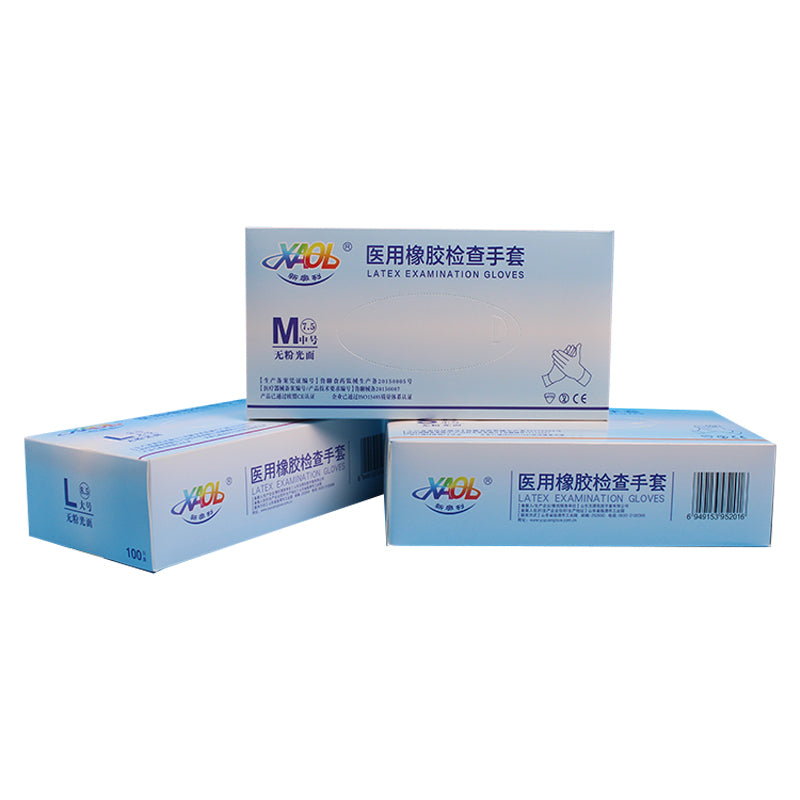 JINSHI Disposable medical rubber examination gloves（Ask customer service for specific prices）Aseptic For medical and nursing use