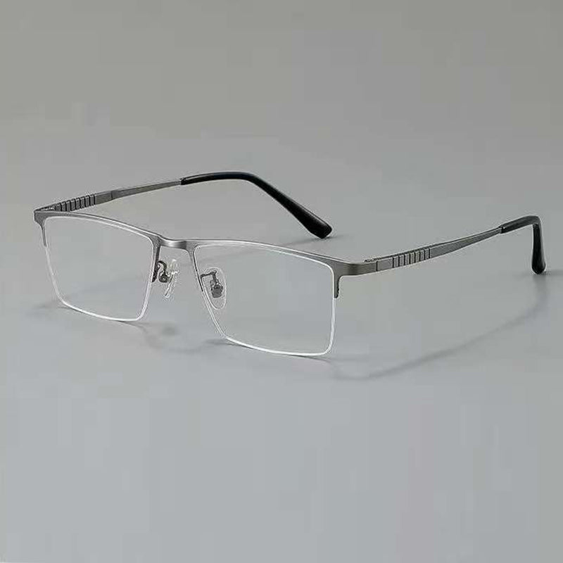 NIXIN Designer models imported pure titanium plate ultra-light glasses frames for men and women（Products can be customized, price ask customer service）Anti-blue light radiation color changing anti-fog half frame