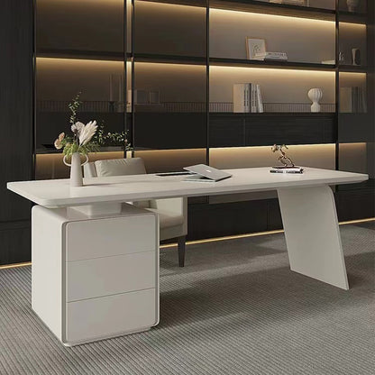 HENGLONG Office desk and chair（Ask customer service for specific prices） Simple modern office furniture boss table