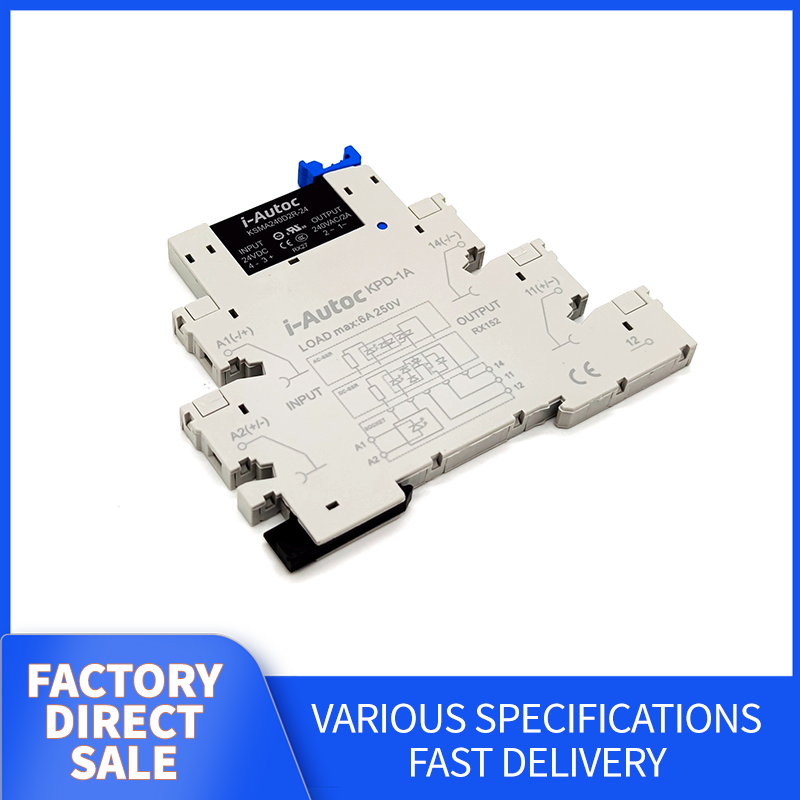 i-Autoc KSMA/KSMD Single Phase AC/DC Output Solid State Relay with Plug-in Socket Available. (Request customer service for specific prices)