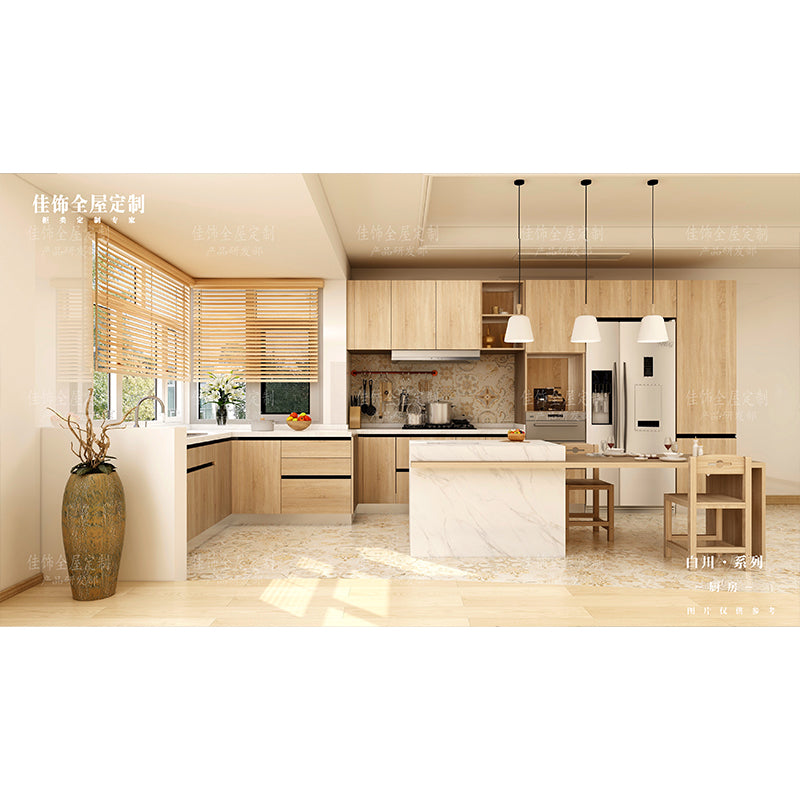 JIASHI Kitchen cabinet（Customized products, specific price ask customer service） Minimalist Cabinets Open One Piece Cabinets