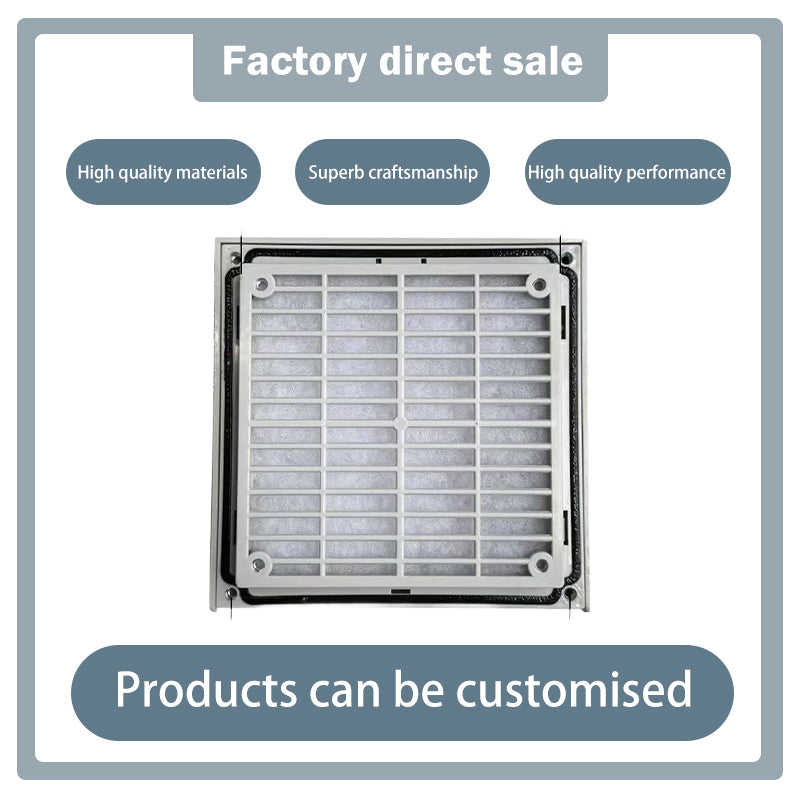PUNENG Ventilation filters（Ask customer service for specific prices）Fan protection mesh cover   Cabinet Distribution Box Shutters