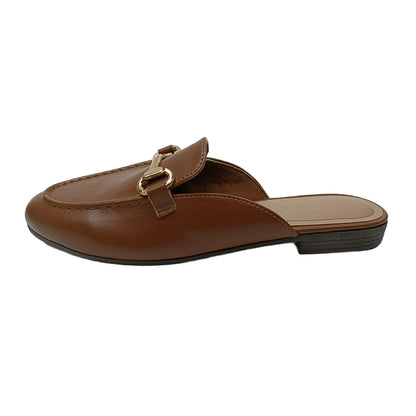 XINHAO Lazy Half Slip On Flats（Ask customer service for specific prices）Seaside Beach Shoes  ins trendy design