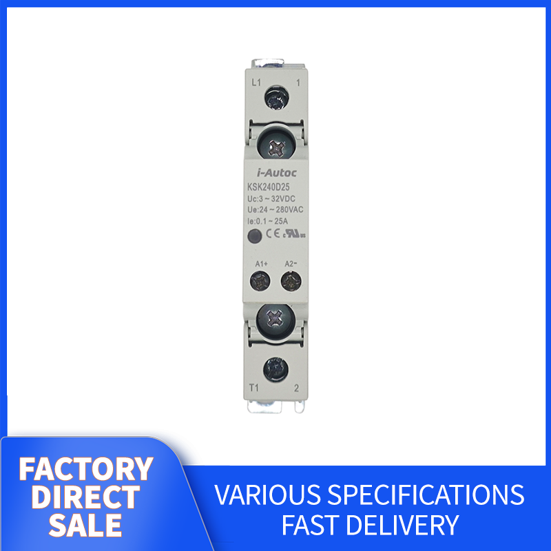 I-Autoc KSK AC Output Solid State Relay, slim type SSR with integrated heatsink (Request customer service for specific prices)