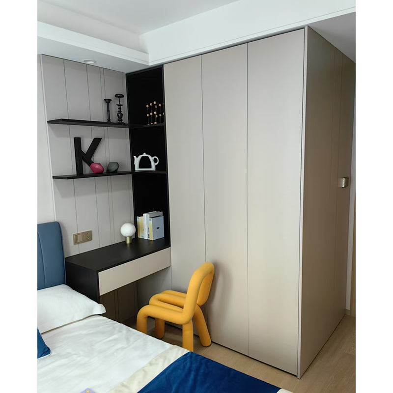 HUIBANG Simple Luxury Series MULTI-PARTITION DESIGN DESK（Products can be customized, price ask customer service）Multi-partition design desk  Large capacity storage drawer doors
