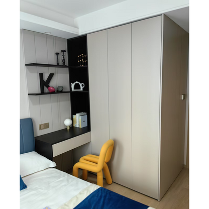 HUIBANG Simple Luxury Series MULTI-PARTITION DESIGN DESK（Products can be customized, price ask customer service）Multi-partition design desk  Large capacity storage drawer doors
