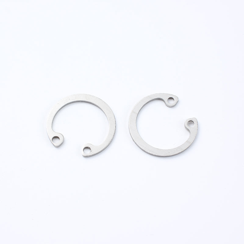SHENGDA 304 stainless steel hole retaining ring Elastic retaining ring The inner card is C-shaped Bearing circlip ring