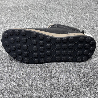 YONGJIA Winter high top leather head layer cowhide wool thick warm men's shoes Casual and comfortable outdoor work shoes (85913-1M) Velvet goes with everything