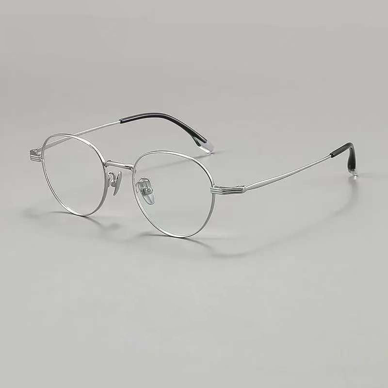 NIXIN Retro small frame imported pure titanium ultra-light glasses frames for men and women（Ask customer service for specific prices）Anti-blue light radiation color change ultra-thin