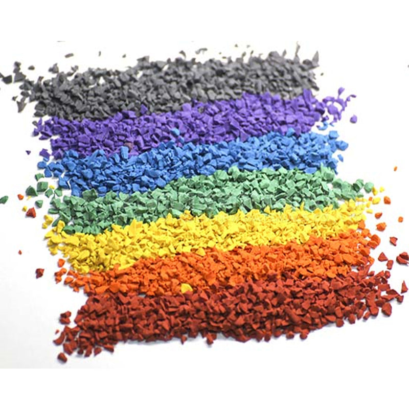 HONGTENG Eppdm coloured granular rubber（Ask customer service for specific prices）Plastic running track granules Ground Material