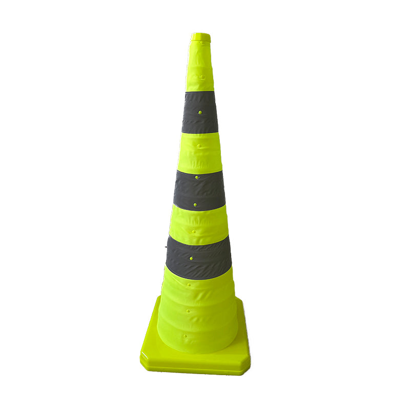 HONGHUA Green expansion cone（Price depends on specifications）   Telescopic cone safety reflective cone