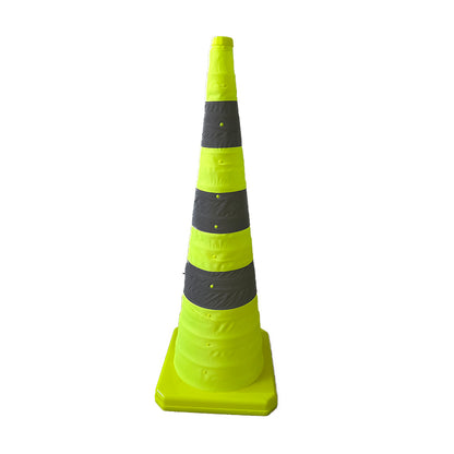 HONGHUA Green expansion cone（Price depends on specifications）   Telescopic cone safety reflective cone